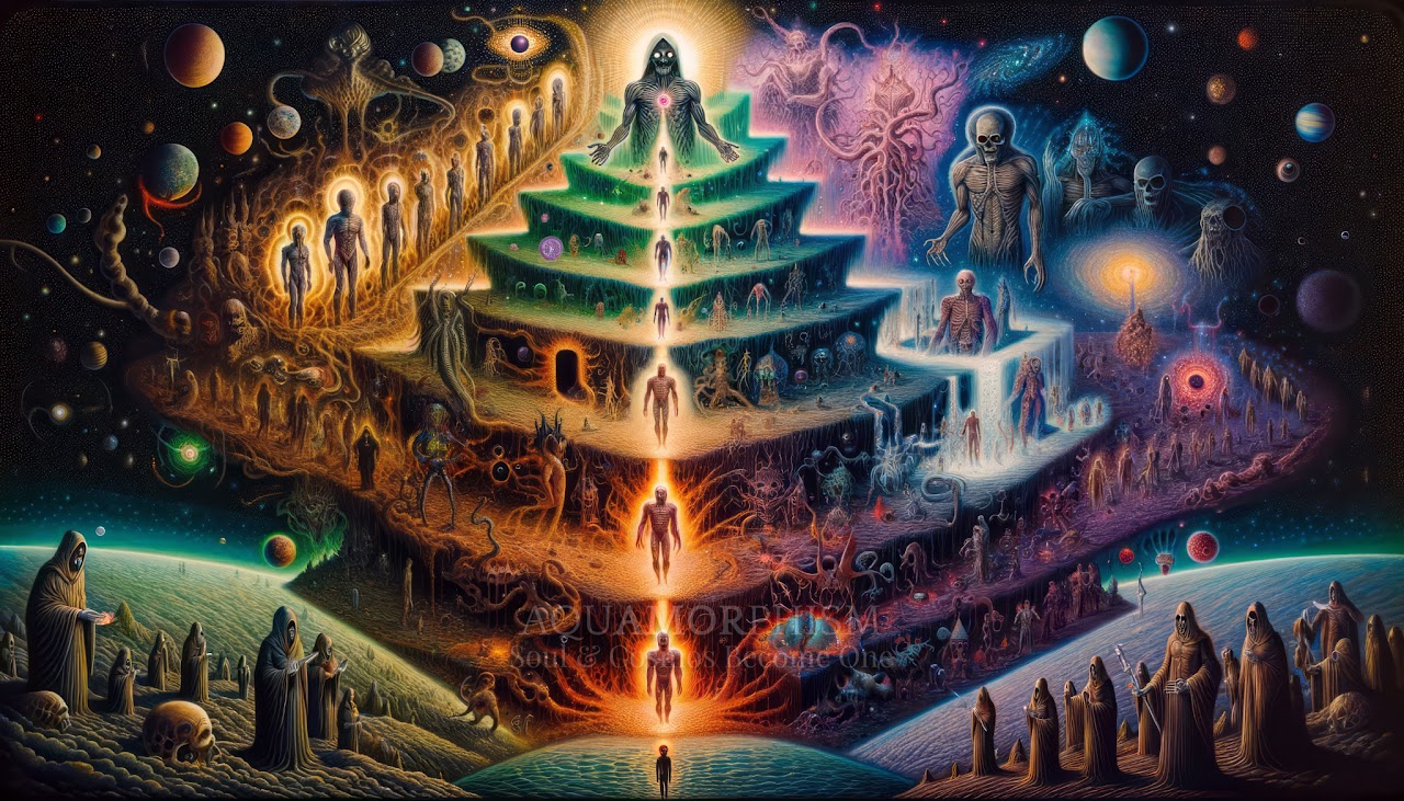 Chaos rendered as the destructive counterbalance to creation